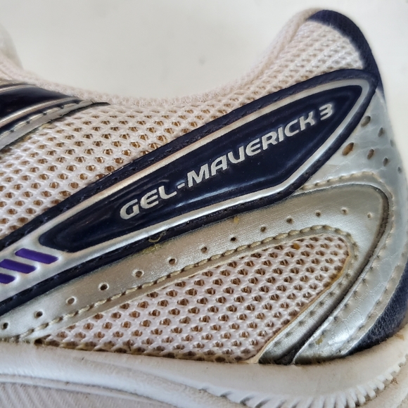 Asics Gel Maverick 3 white/navy - Picture 8 of 10